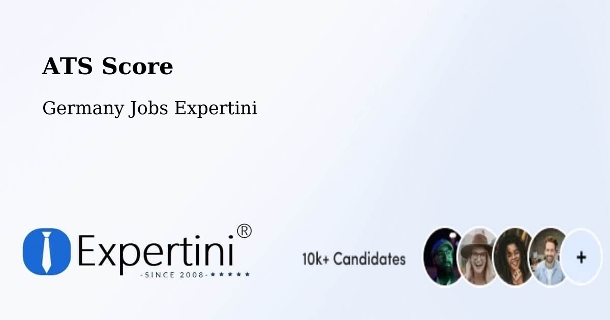 Resume ATS Score & Job Description Match Tool – Pluwig - Germany Jobs Expertini