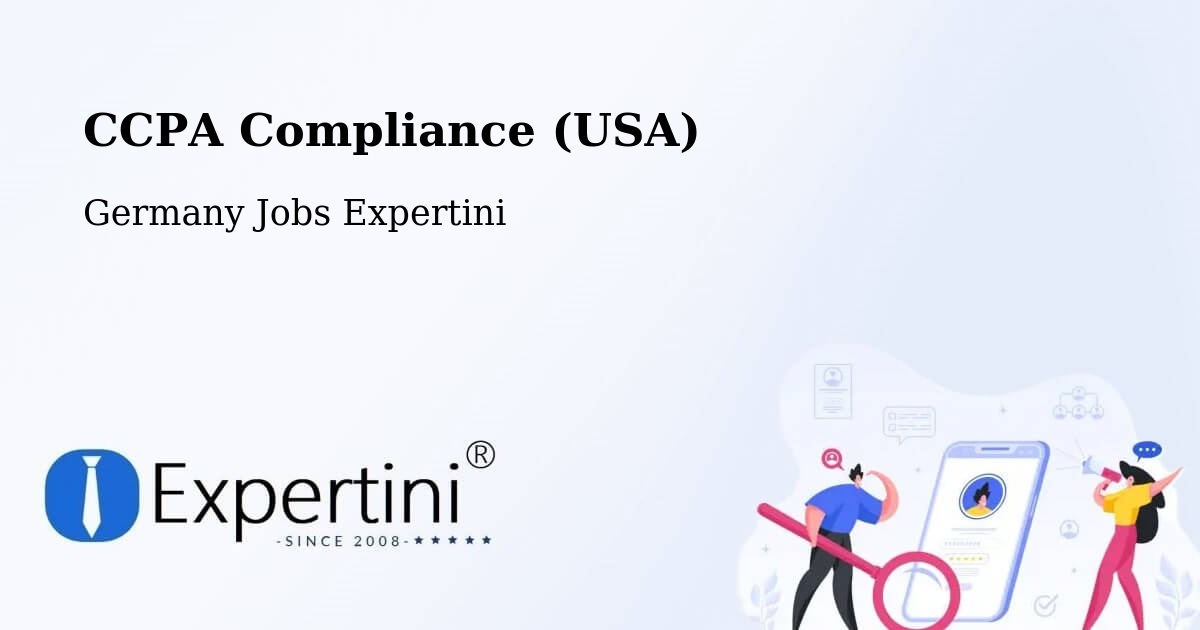 CCPA Privacy Rights & Compliance Notice – Pluwig - Germany Jobs Expertini